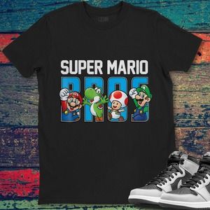 Nintendo Super Mario Bros Splash GraphicUnisex Gift T-Shirt For Men Women